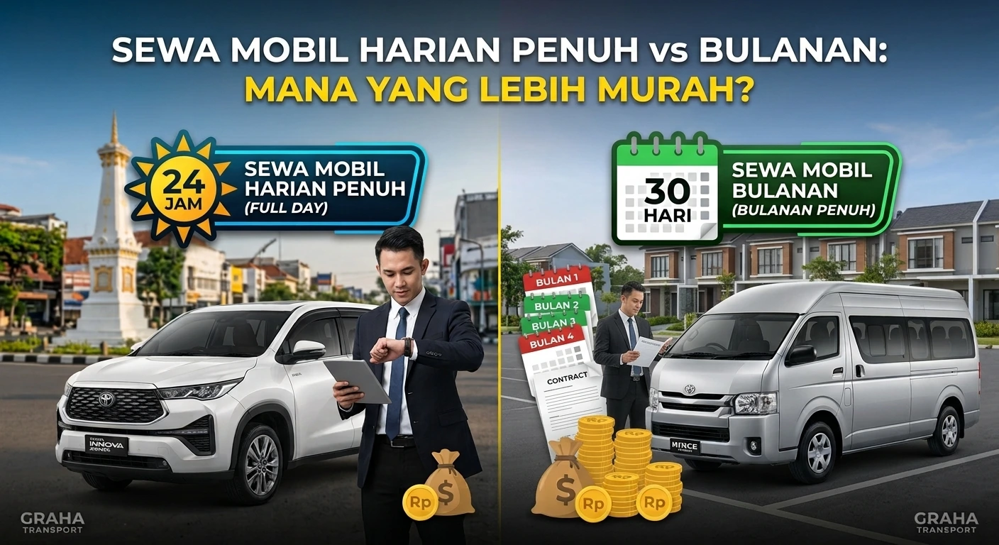 Sewa Mobil Semarang: Harian Penuh vs Bulanan, Mana Lebih Hemat