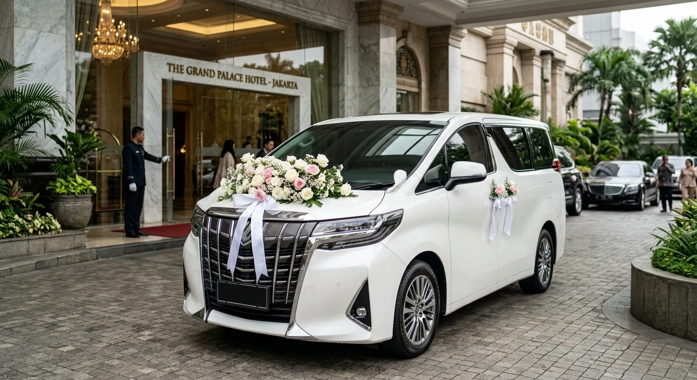 Jasa Rental Mobil Pengantin Wedding Car Mewah Elegan