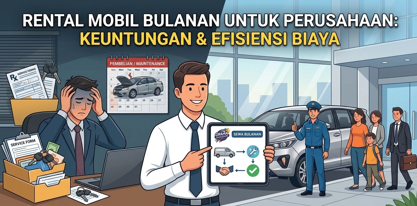 Rental Mobil Bulanan untuk Perusahaan: Keuntungan & Efisiensi Biaya